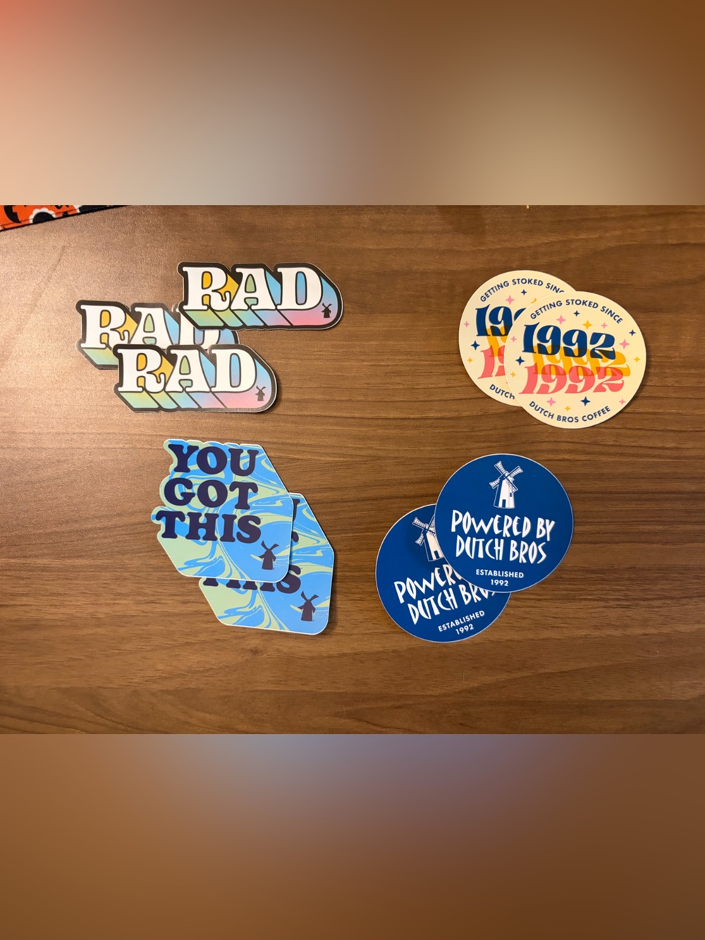 Dutch Bros Stickers Set